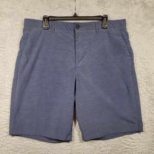 Athlux Performance Golf Shorts Mens 38 Blue Active Casual Lightweight 38x10